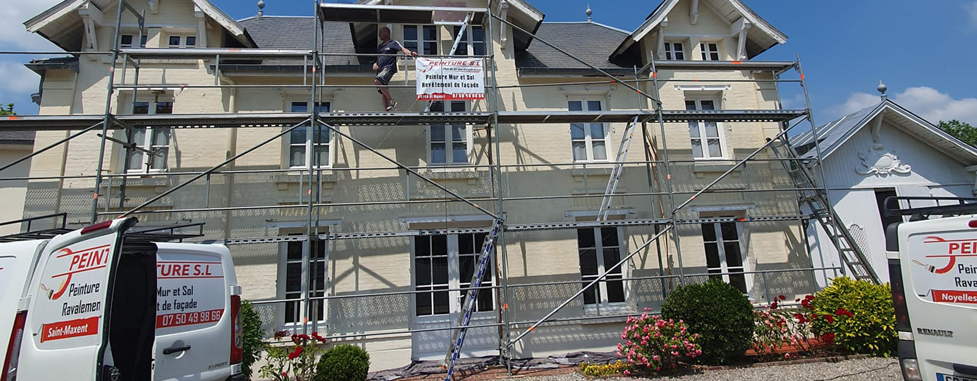 Rénovation façade à Abbeville